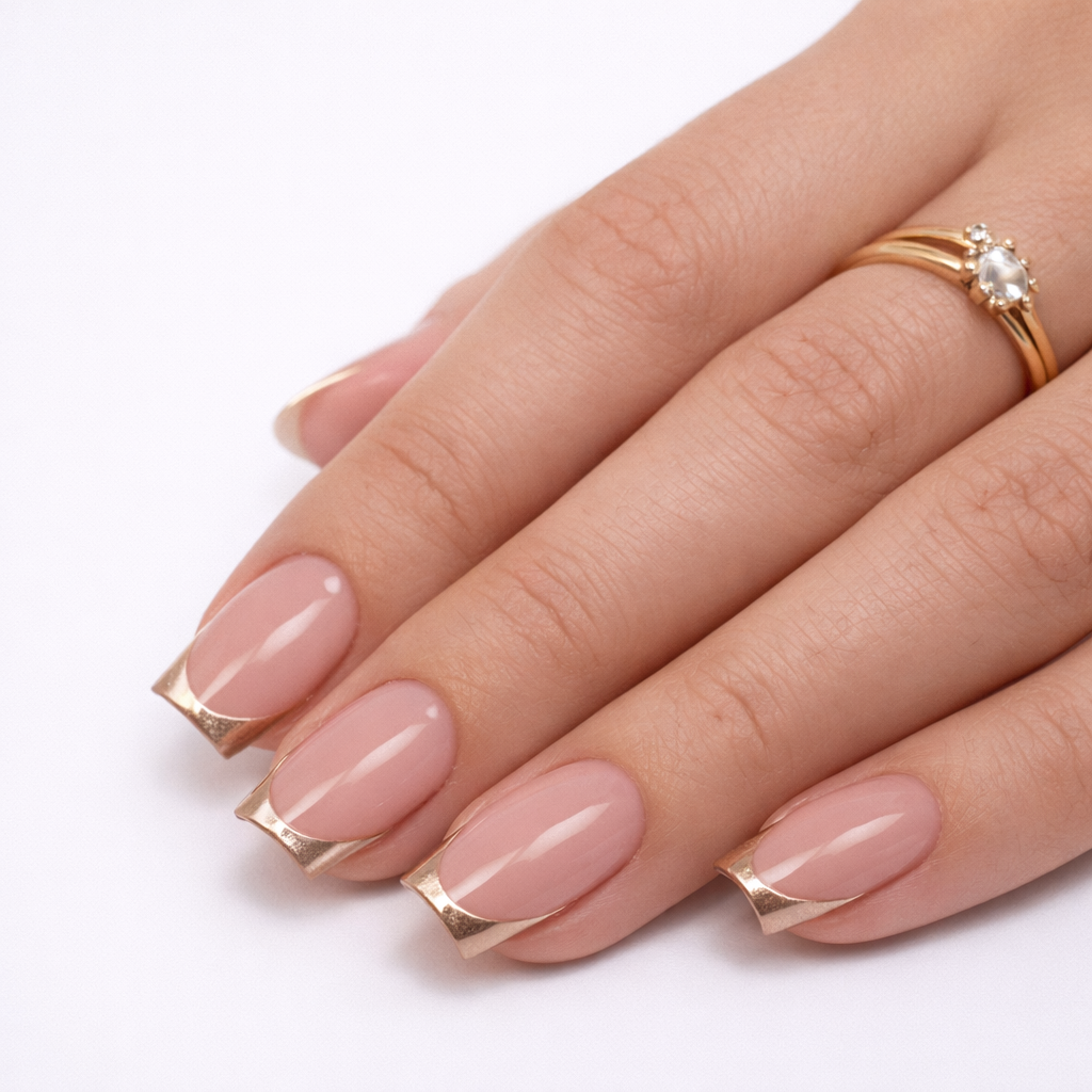Gold Tip Nude Coffin