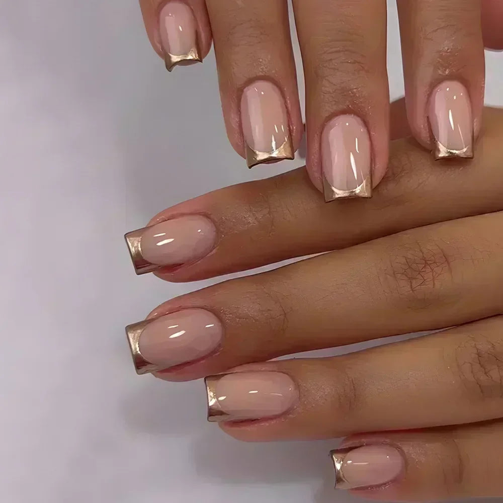 Gold Tip Nude Coffin