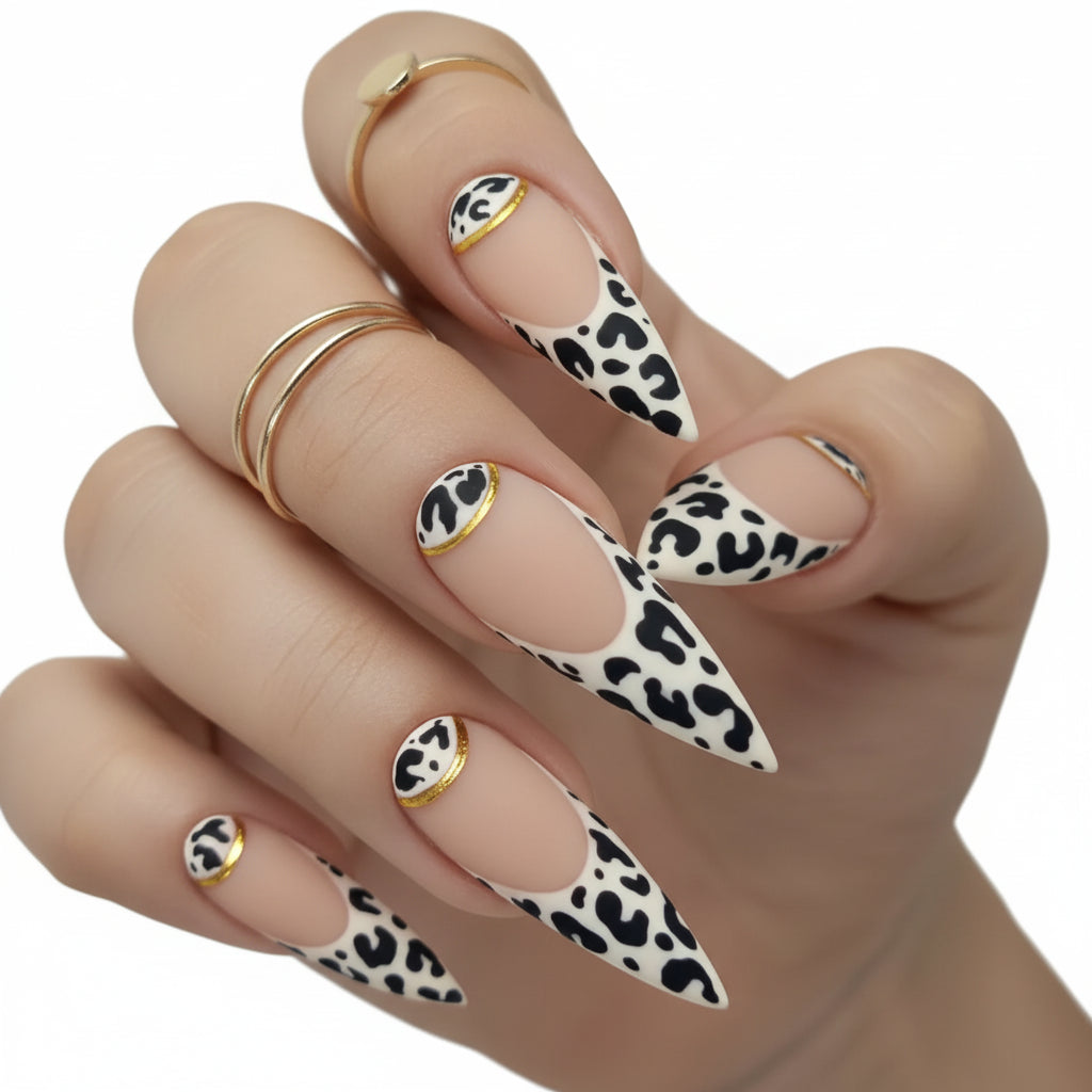 Leopard Gold Stiletto